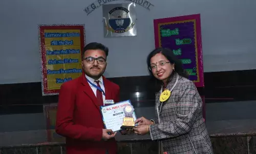 एम.जी. पब्लिक स्कूल में आशीर्वाद समारोह का आयोजन