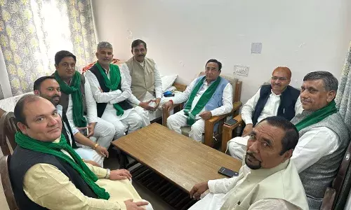 RAJYASABHA ELECTION-‘भारत रत्न’ के सम्मान में जयंत के नवरत्नों ने डाला वोट, ये दिया संदेश….