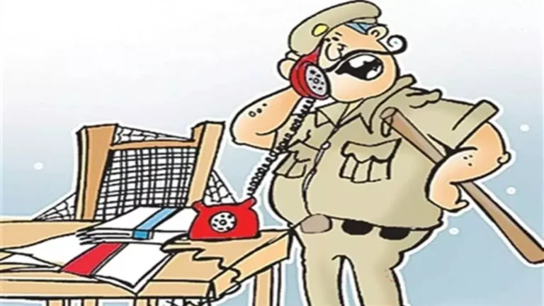 राजपुर-छाजपुर में आरोपी ने पुलिस का किया घेराव, दिया धरना