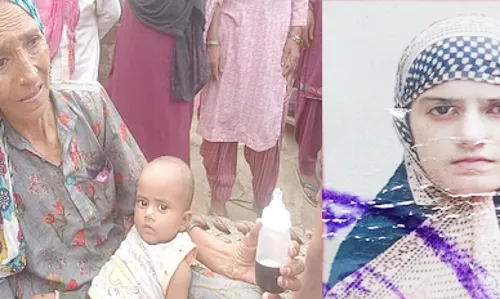 मासूम बेटी संग सोती महिला की पति ने गला रेतकर की नृशंस हत्या