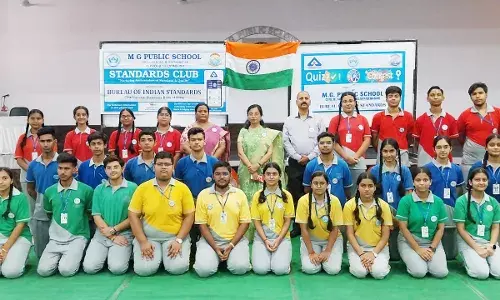 एम.जी. पब्लिक स्कूल में हर घर तिरंगा अभियान पर स्टैण्डर्ड क्लब क्विज़ एक्टिविटी सम्पन्न