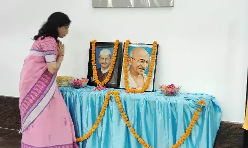 एम.जी. पब्लिक स्कूल में हर्षोल्लास से मनी गांधी-शास्त्री जी की जयंती