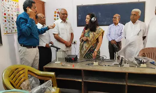 पालिकाध्यक्ष मीनाक्षी स्वरूप ने किया आशादीप मंदबुद्धि संस्थान का भ्रमण