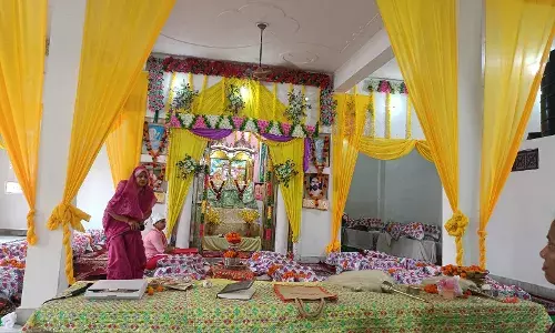श्री कृष्ण प्रणामी मंदिर में 40 पुरायण पाठ का आयोजन, 14 जून को निकलेगी शोभायात्रा