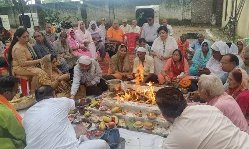 स्वामी रूद्र देव जी को नमन करने उमड़ा सैलाब