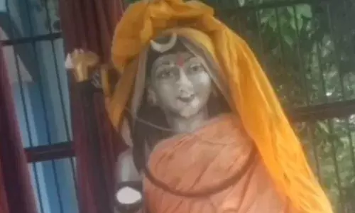 मूर्ति खंडित होने से गांव घिससुखेड़ा में तनाव, पुलिस बल तैनात